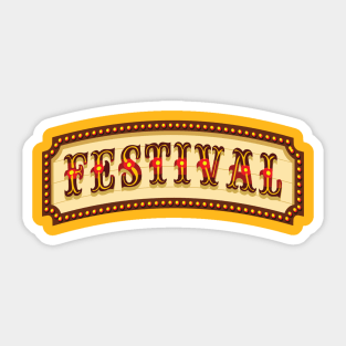 Festival Sticker